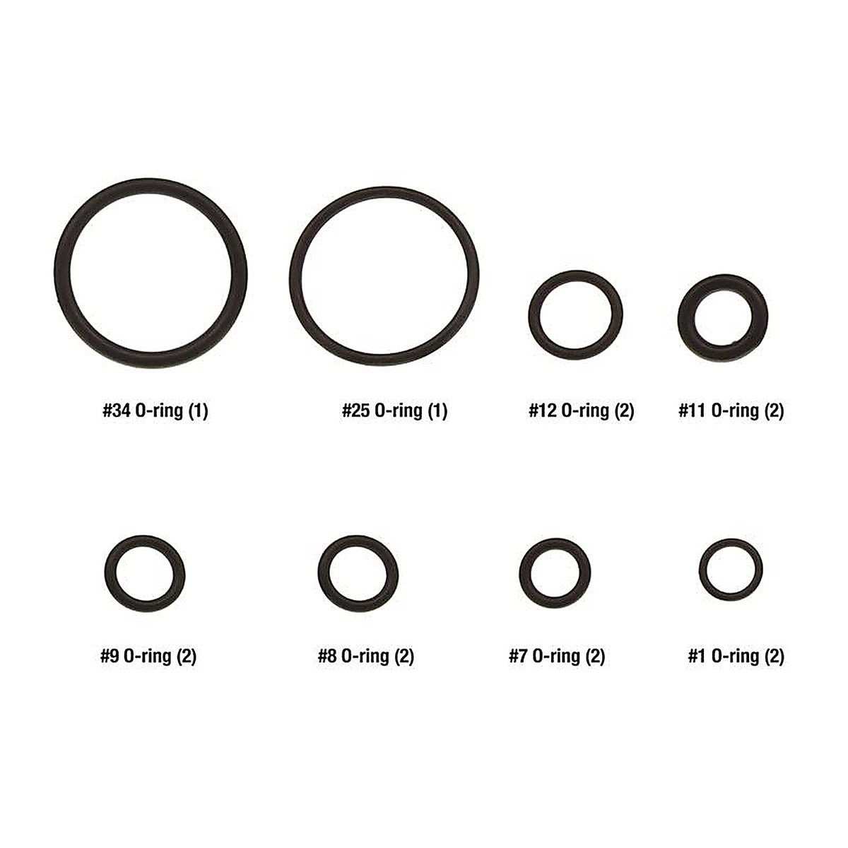 Danco - 9D00080788 - Rubber Assorted O-Ring 14 Pack