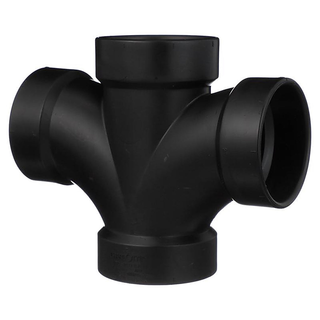 Charlotte Pipe ABS004280800 2 in. Hub x 2 in. Dia. Hub ABS Sanitary Tee