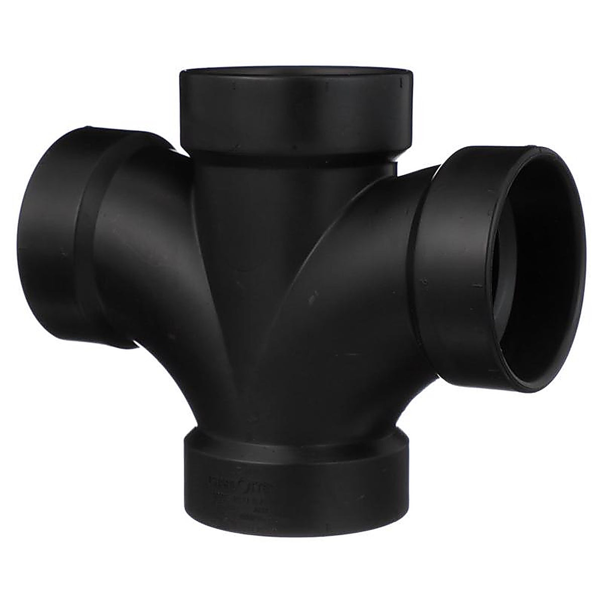 Charlotte Pipe ABS004280800 2 in. Hub x 2 in. Dia. Hub ABS Sanitary Tee