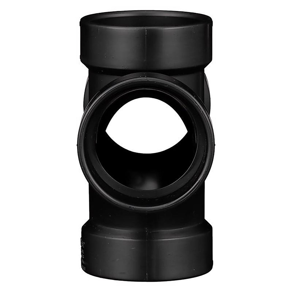Charlotte Pipe ABS004280800 2 in. Hub x 2 in. Dia. Hub ABS Sanitary Tee