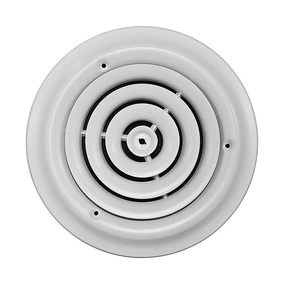 Tru Aire C80006 6 in. H X 6 in. W Powder Coat White Steel Ceiling Diffuser