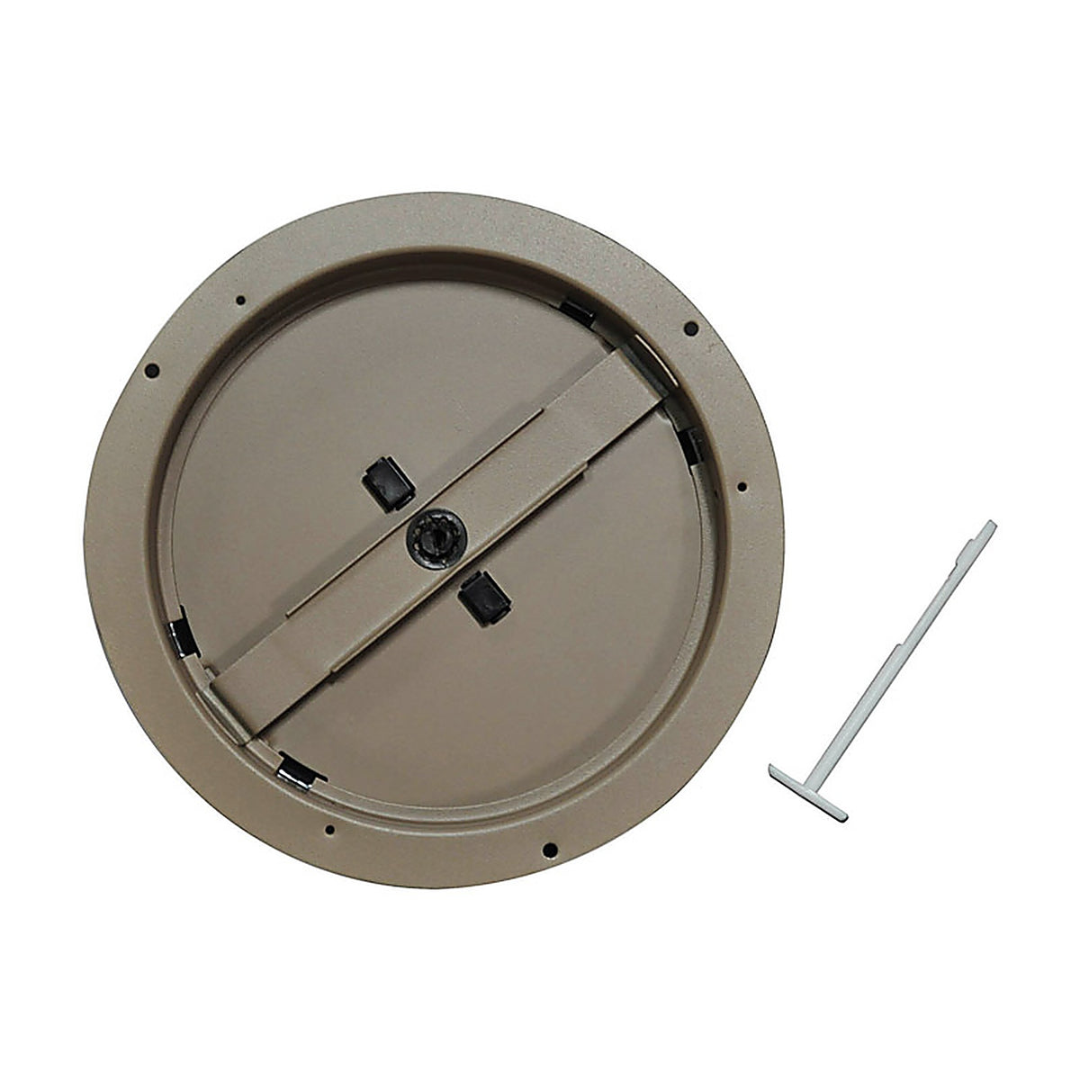 True Aire - C80106 - Tru Aire 6 In. H X 6 In. W Powder Coat Brown Steel Ceiling Damper