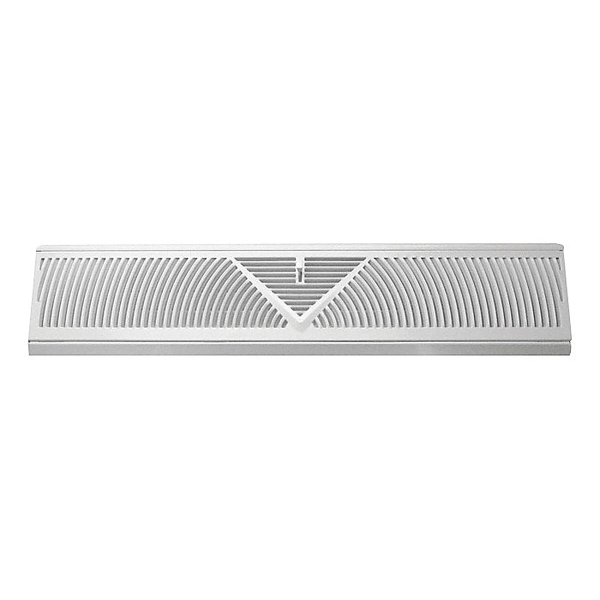 Tru Aire - C120SW - 4.5 In. H X 24 In. W 3-Way Powder Coat White Steel Floor Baseboard Diffuser