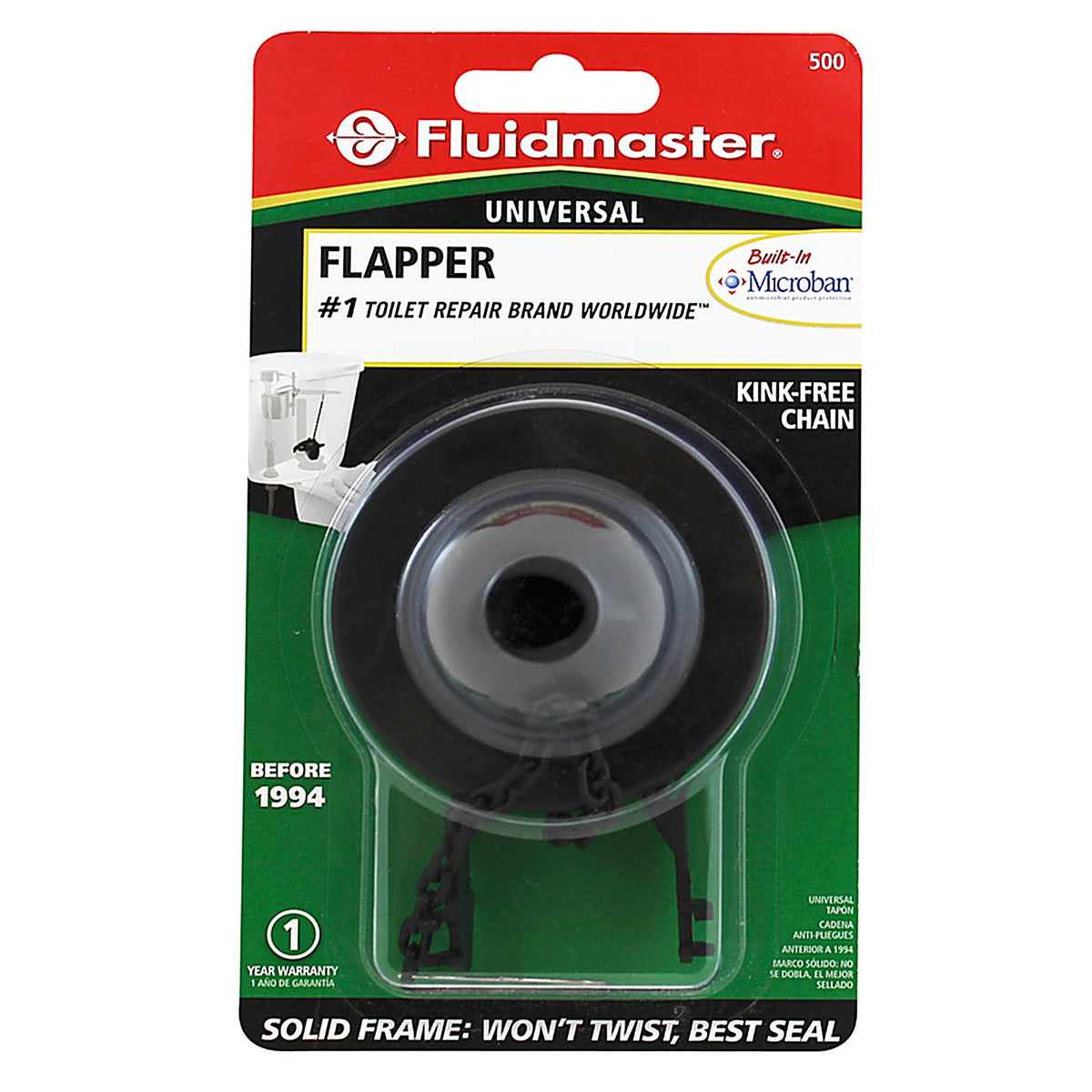 Fluidmaster - 500P21 - Toilet Flapper Plastic