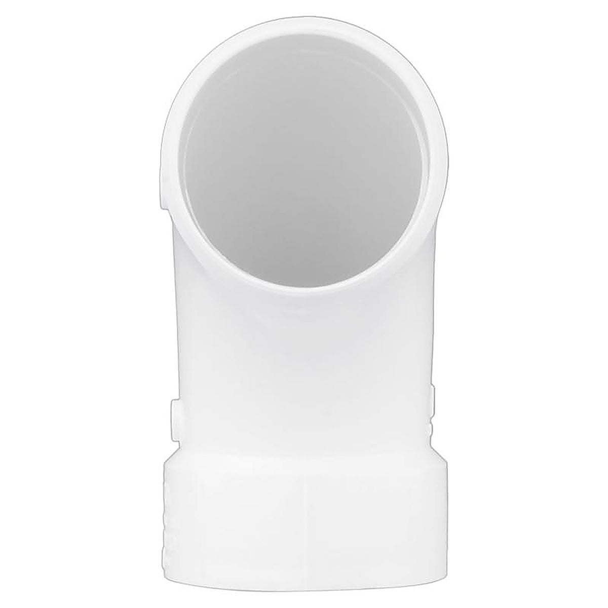 Charlotte Pipe PVC003090600 Schedule 40 1-1/2 in. Spigot x 1-1/2 in. Dia. Hub PVC 90 Degree Elbow