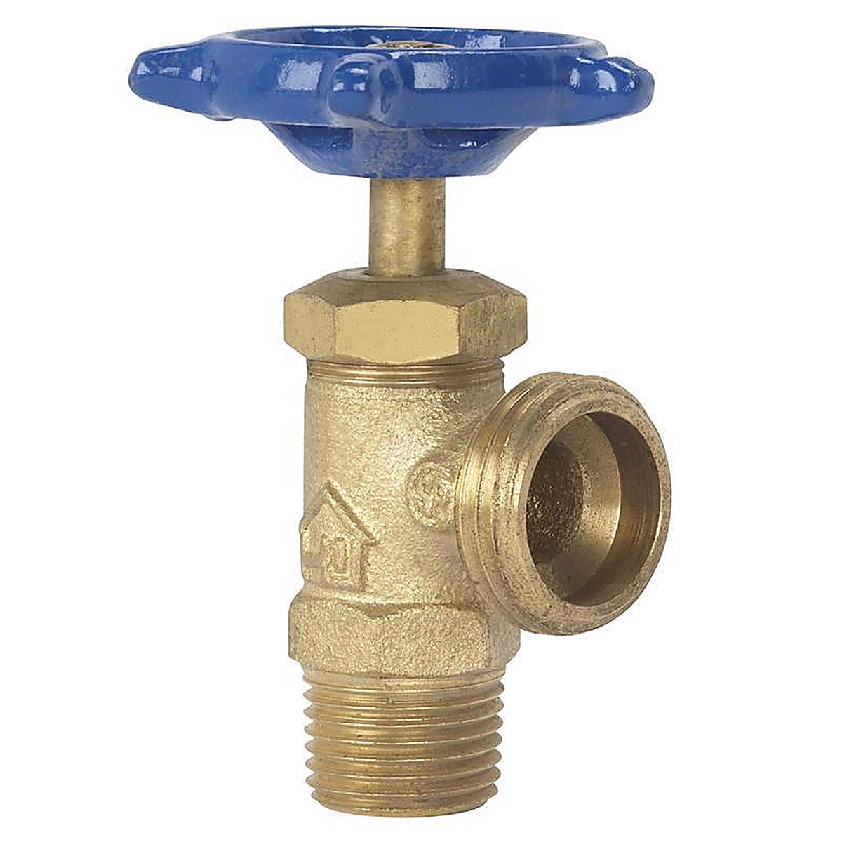 Homewerks VBDSTDF3 1/2 in. MIP X 3/4 in. MHT Brass Boiler Drain