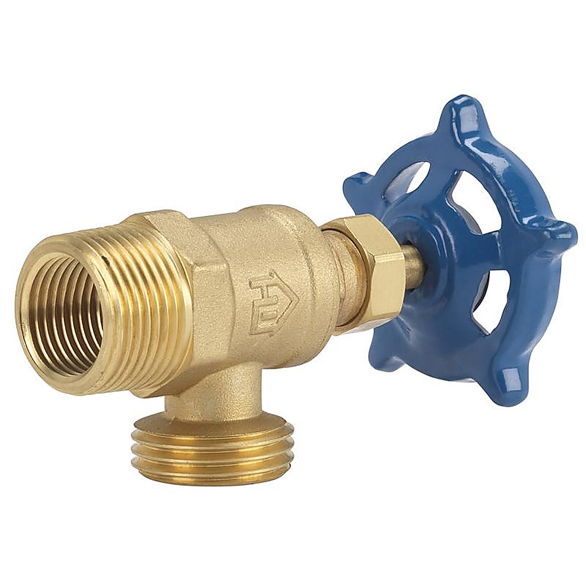 Homewerks VBDSTDG4 3/4 in. MIP X 3/4 in. MHT Brass Boiler Drain