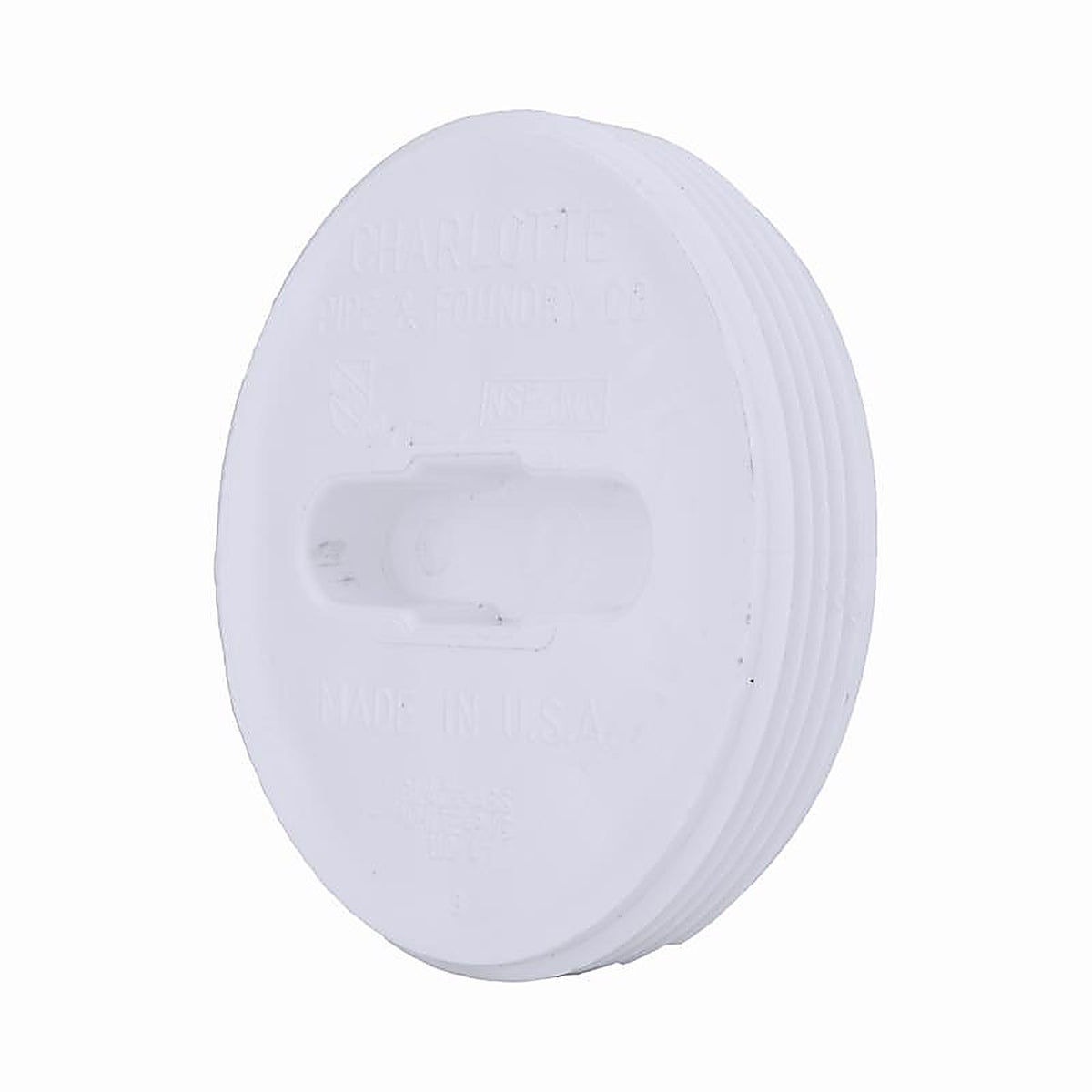 Charlotte Pipe PVC001100800 Schedule 40 3 in. MPT x 3 in. Dia. Hub PVC 3-1/2 in. Clean-Out Plug