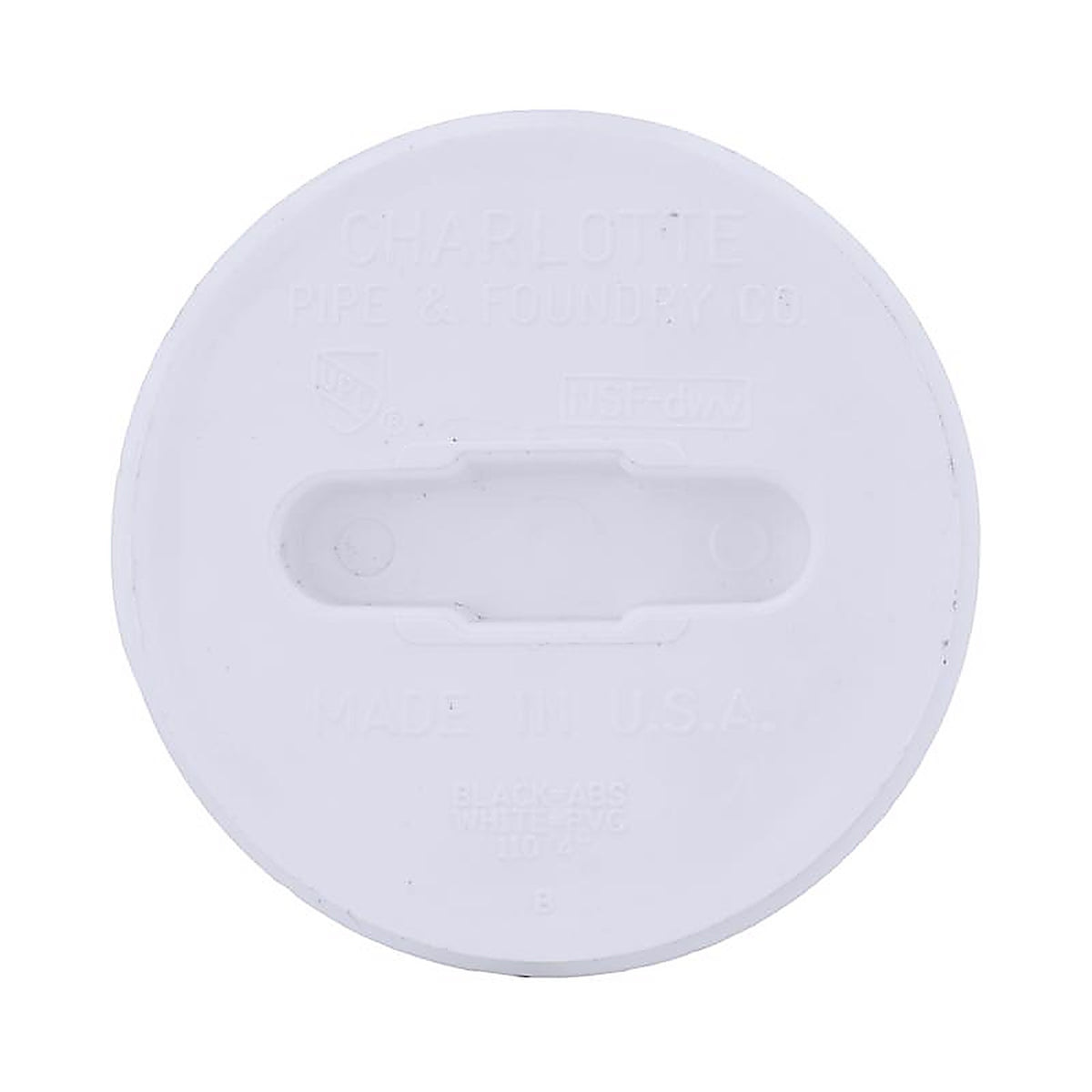 Charlotte Pipe PVC001100800 Schedule 40 3 in. MPT x 3 in. Dia. Hub PVC 3-1/2 in. Clean-Out Plug