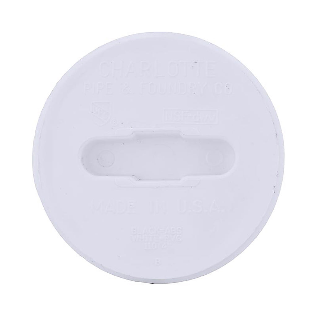 Charlotte Pipe PVC001100800 Schedule 40 3 in. MPT x 3 in. Dia. Hub PVC 3-1/2 in. Clean-Out Plug