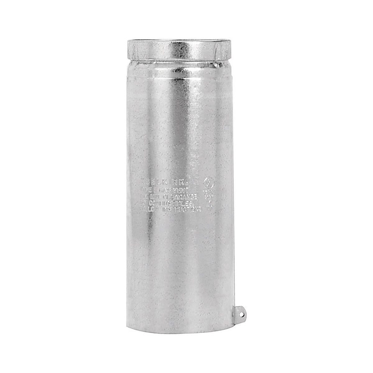 Selkirk - 184082 - 4 In. D X 12 In. L Aluminum Round Gas Vent Pipe