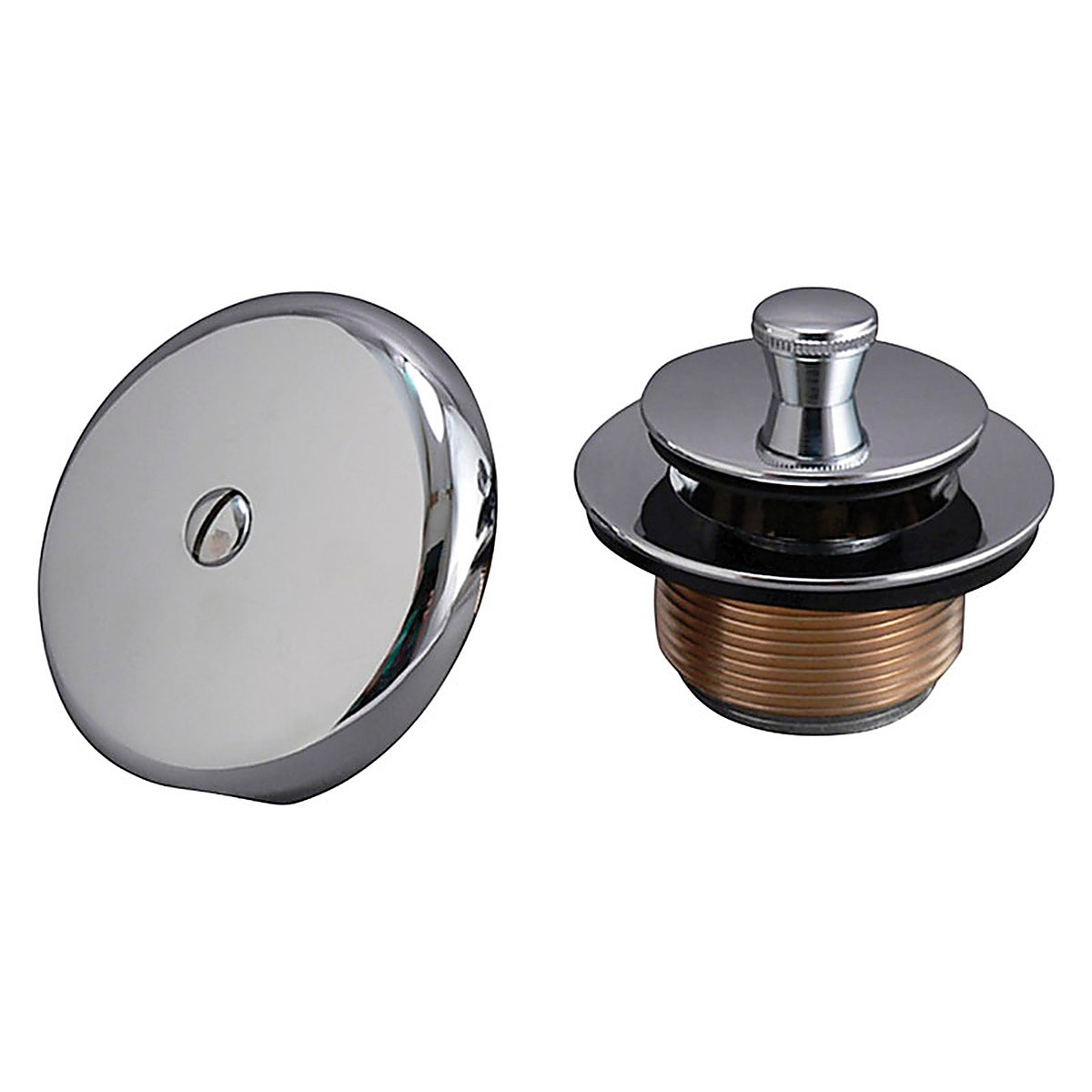 Plumb Pak - PP826-67 - 1-1/2 or 1-3/8 In. D Chrome Metal Tub Drain Kit