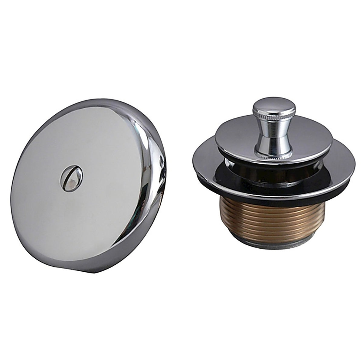 Plumb Pak - PP826-67 - 1-1/2 or 1-3/8 In. D Chrome Metal Tub Drain Kit