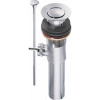 Plumb Pak - PP820-77 - 1-1/4 In. D Chrome Plated Brass Pop-Up Lavatory Drain