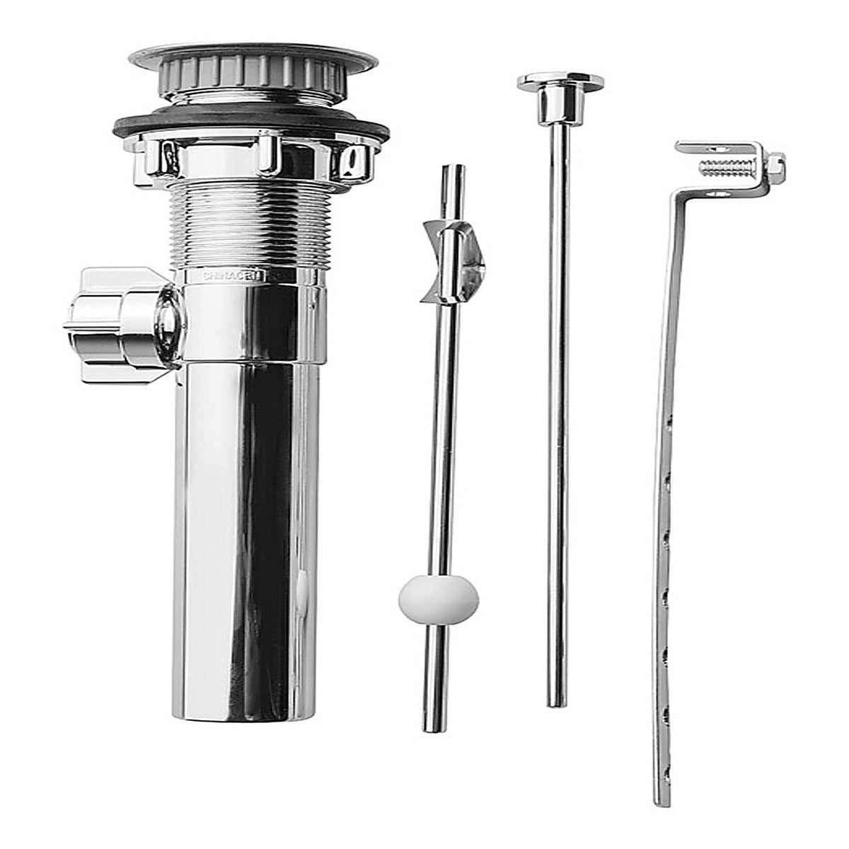 Plumb Pak PP820-70 1-1/4 in. D Brass Plated Plastic Pop-Up Lavatory Drain