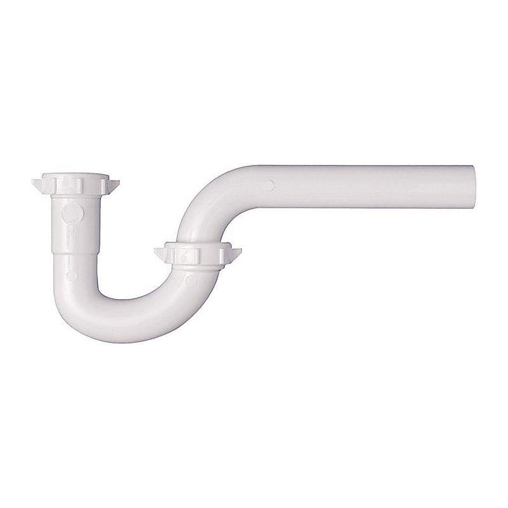 Plumb Pak PP941W 1-1/4 in. D Plastic P-Trap