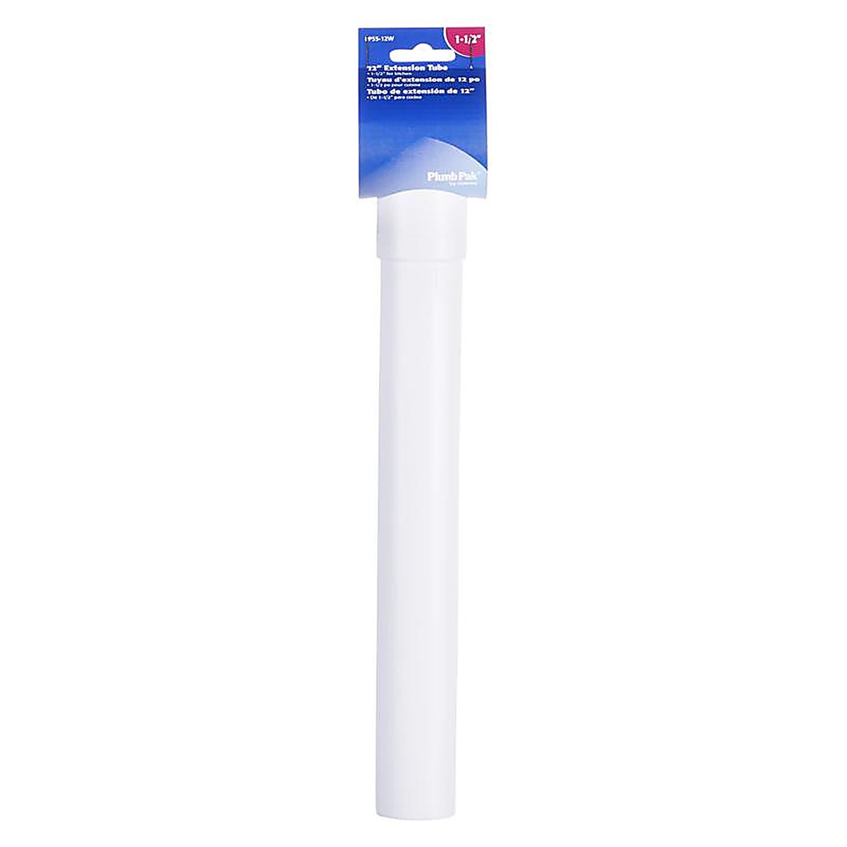 Plumb Pak PP55-12W 1-1/2 in. D X 12 in. L Polypropylene Extension Tube