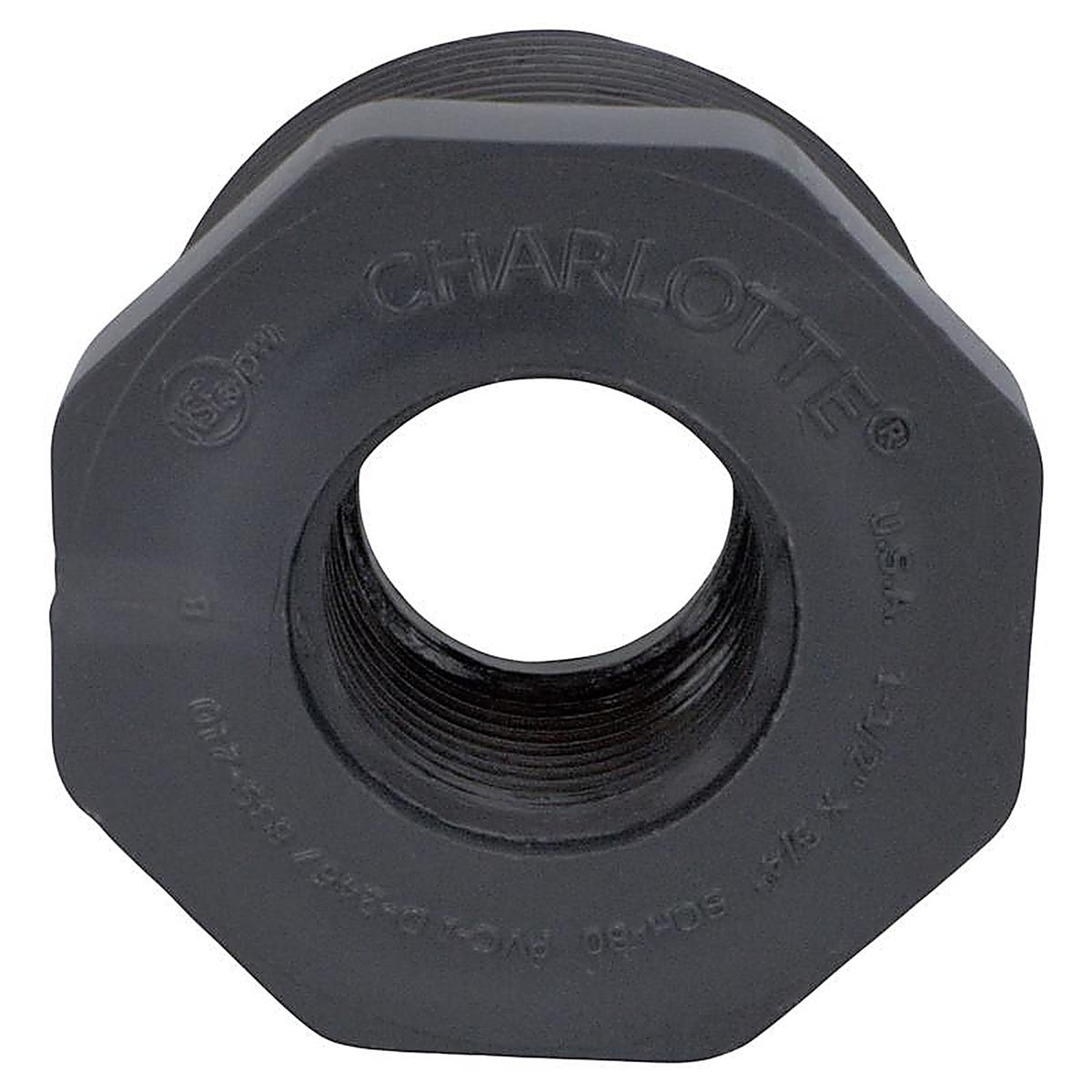 Charlotte Pipe PVC082001600 Schedule 80 3/4 in. 1/2 in. D PVC Bushing