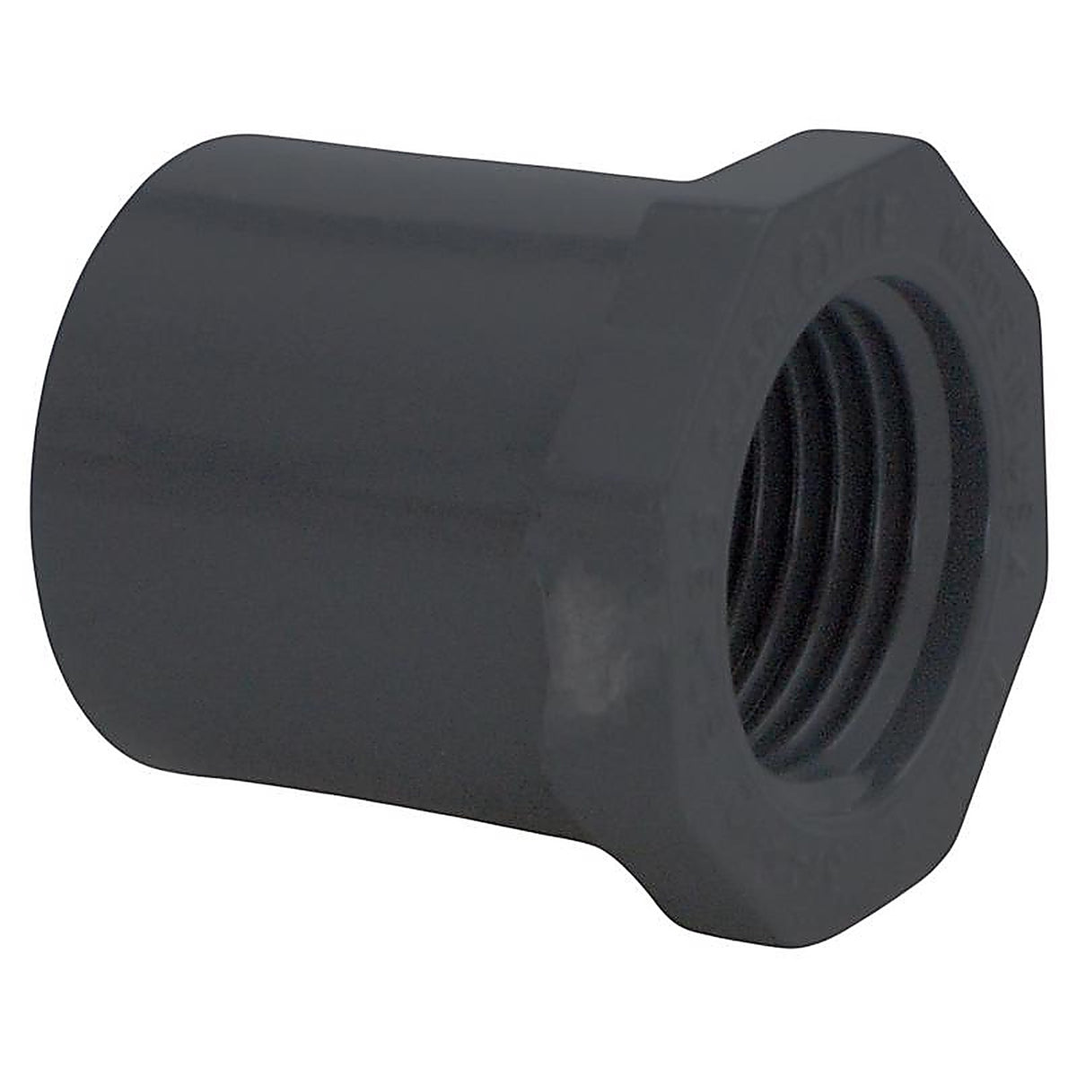 Charlotte Pipe PVC081081600 Schedule 80 3/4 in. Spigot x 1/2 in. Dia. FPT PVC Reducing Bushing