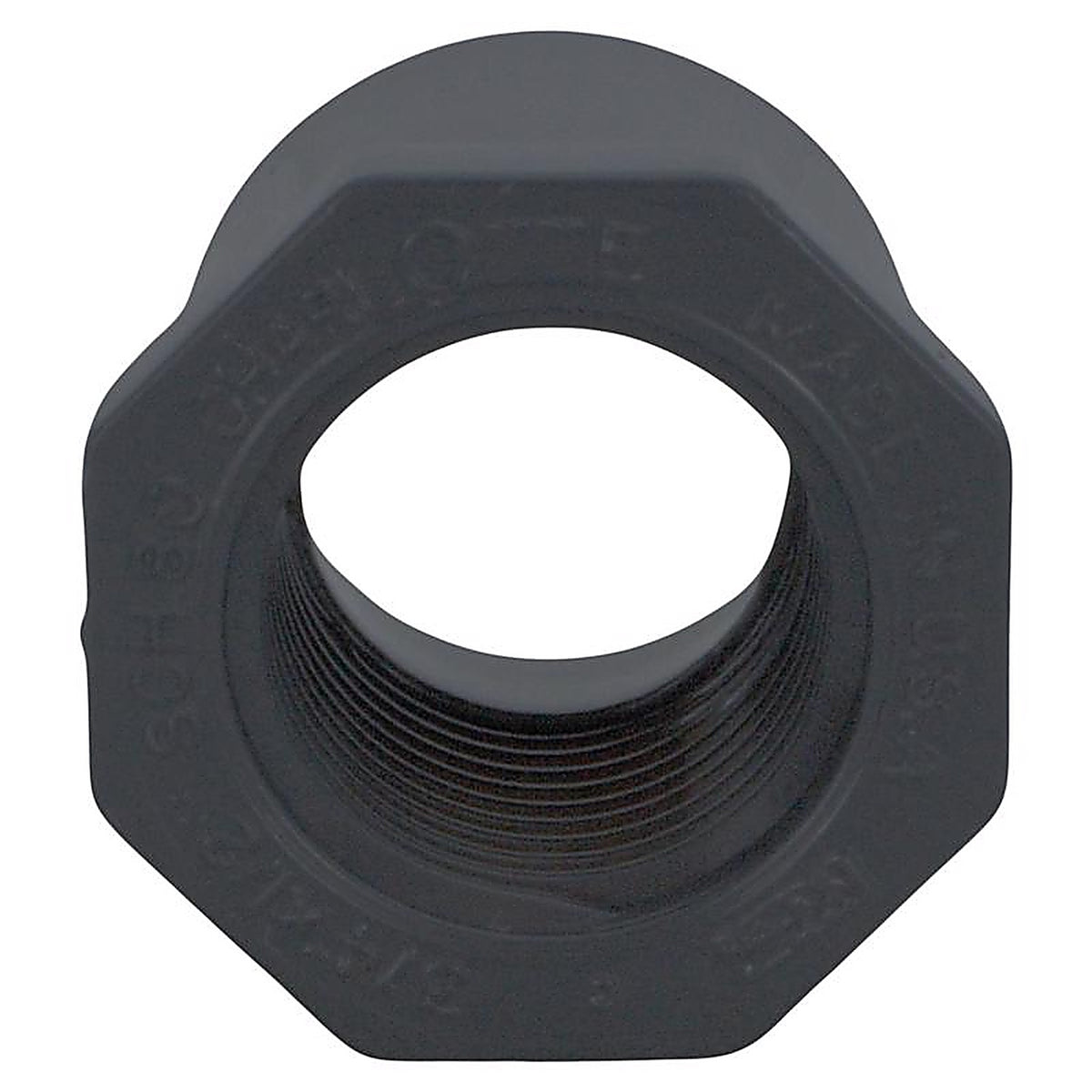 Charlotte Pipe PVC081081600 Schedule 80 3/4 in. Spigot x 1/2 in. Dia. FPT PVC Reducing Bushing