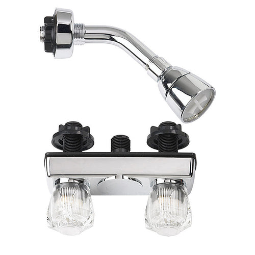 American Brass - YJ-54 - Celcon 2-Handle Chrome Plated Shower Kit