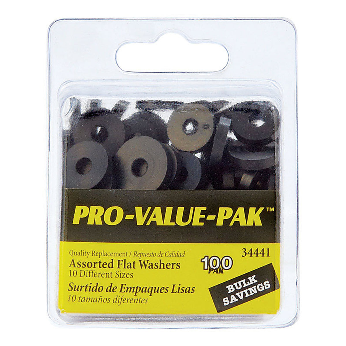 Danco - 34441 - 0.00 In. D Rubber Assorted Washer 100 Pack