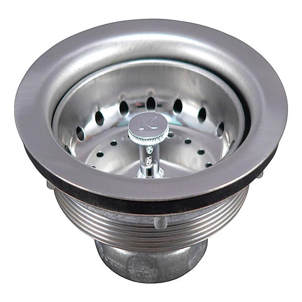 Keeney 1431SSBX 3 1/2 in. Chrome Stainless Steel Sink Strainer