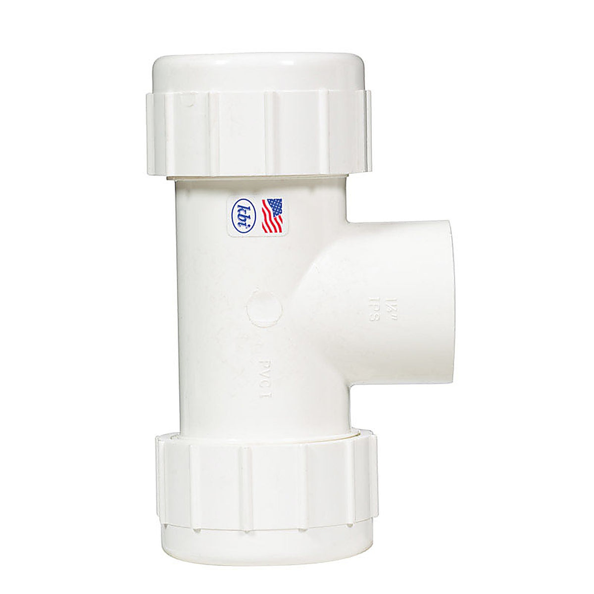 Homewerks 511-48-114-114- Schedule 40 1-1/4 in. Compression T X 1-1/4 in. D Compression PVC Compression Tee