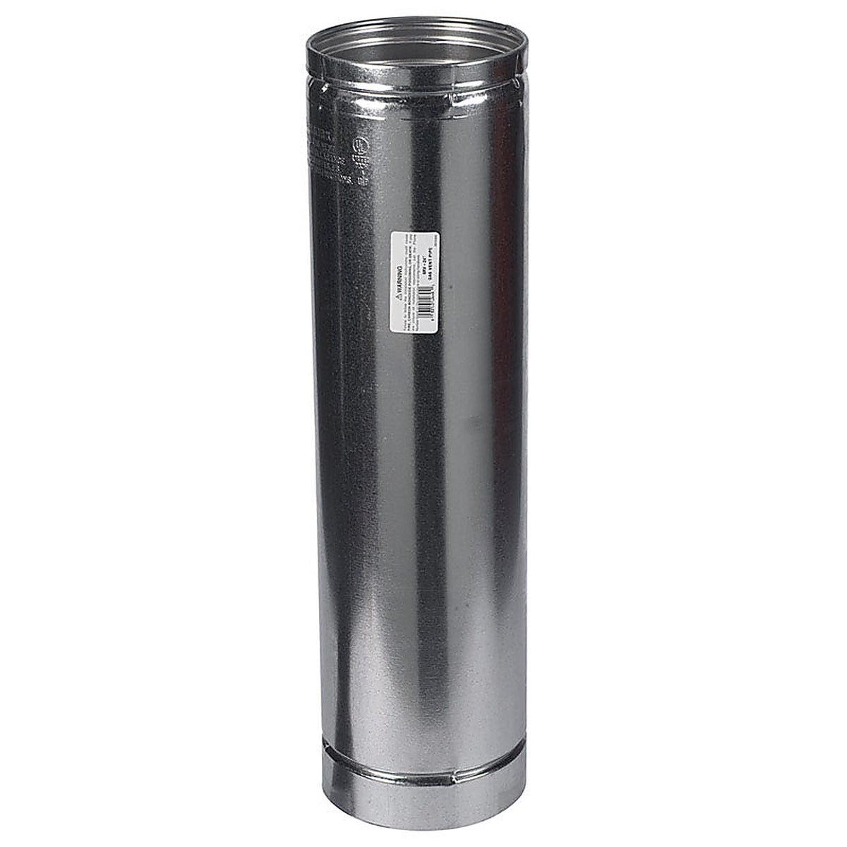 Selkirk - 186024 - 6 In. D X 24 In. L Aluminum Round Gas Vent Pipe