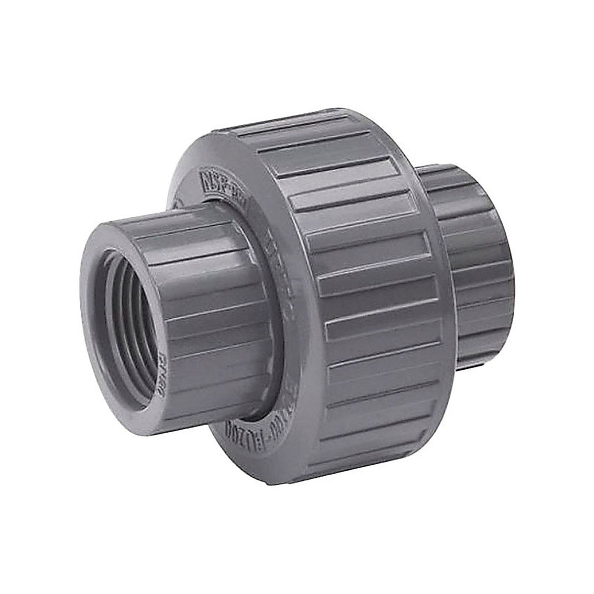 BK Products 164-103 ProLine Schedule 80 1/2 in. FPT T X 1/2 in. D Threaded PVC Union