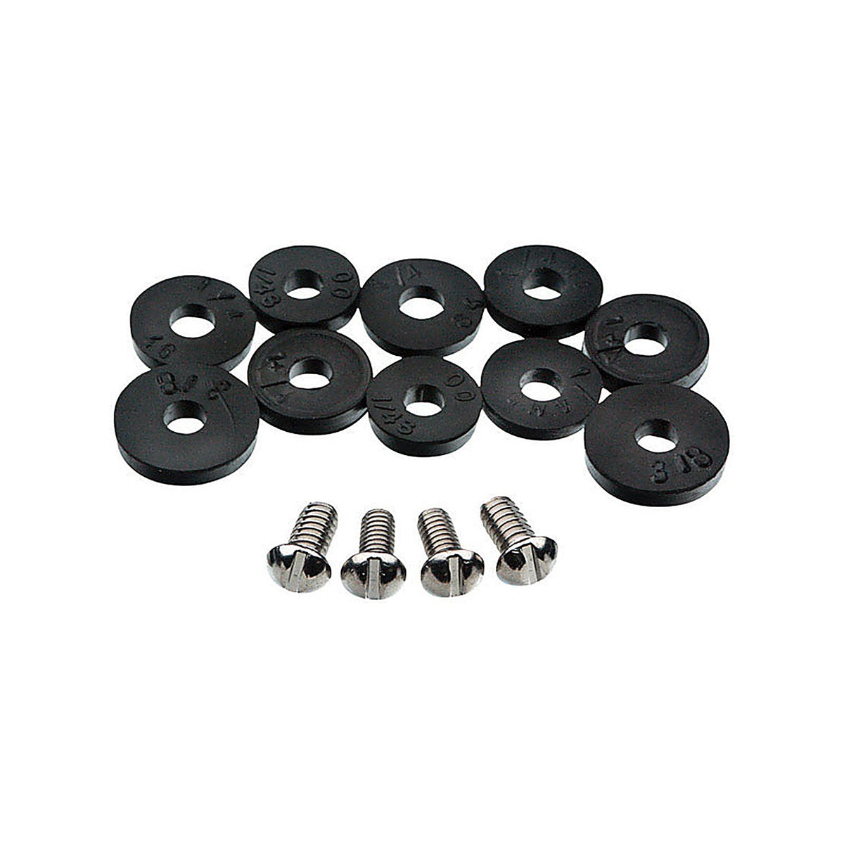 Danco 9D00080790 Assorted in. D Rubber Faucet Washer Flat 14 pk