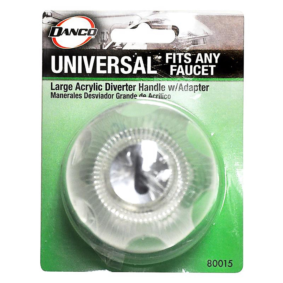 Danco 9D00080015 For Universal Clear Bathroom, Tub and Shower Diverter Handle