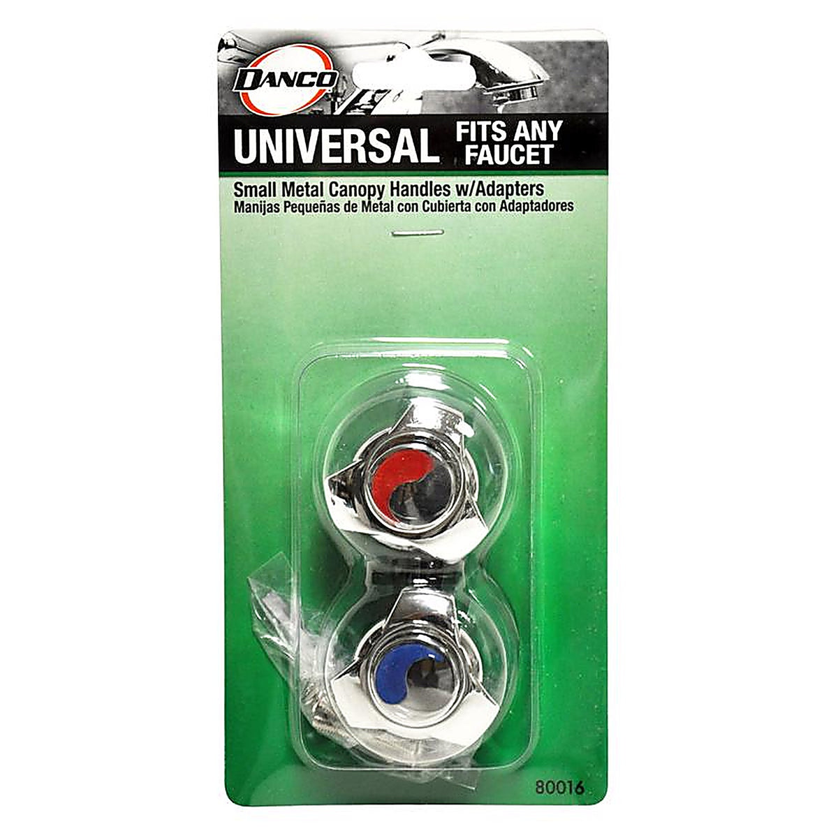 Danco 9D00080016 For Universal Chrome Sink and Tub and Shower Faucet Handles