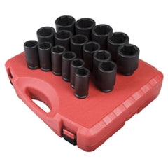 Sunex 4685 17/pc 3/4in. Drive SAE Deep Impact Socket Set