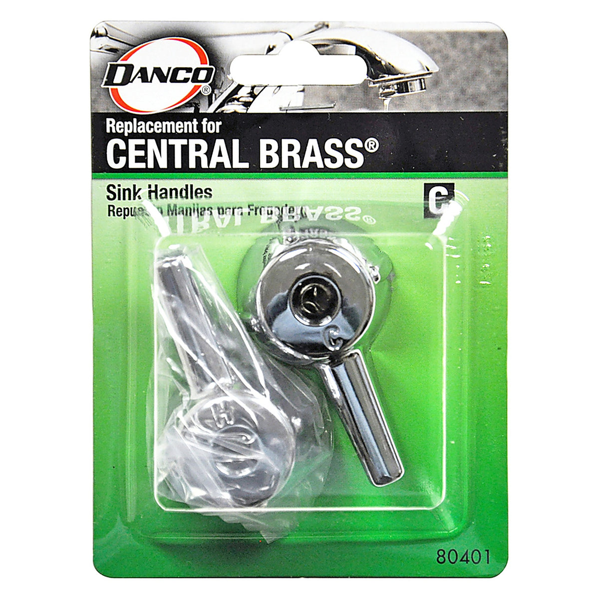 Danco - 9D00080401 - for Central Brass Chrome Bathroom and Kitchen Faucet Handles