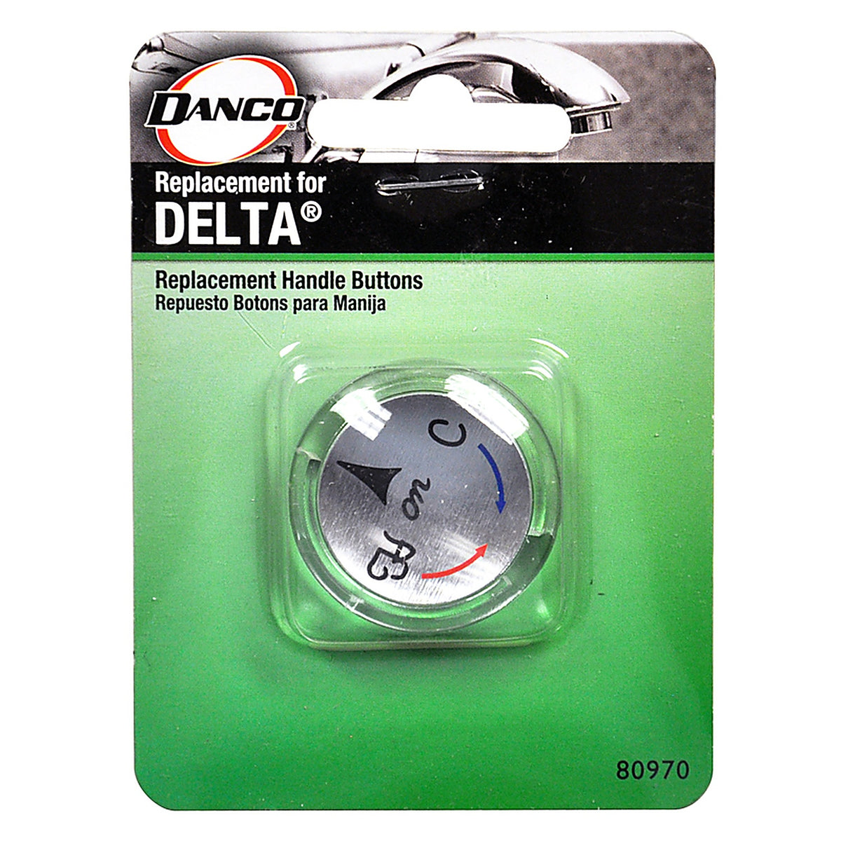 Danco - 9D00080970 - for Delta Clear Sink and Tub and Shower Index Button