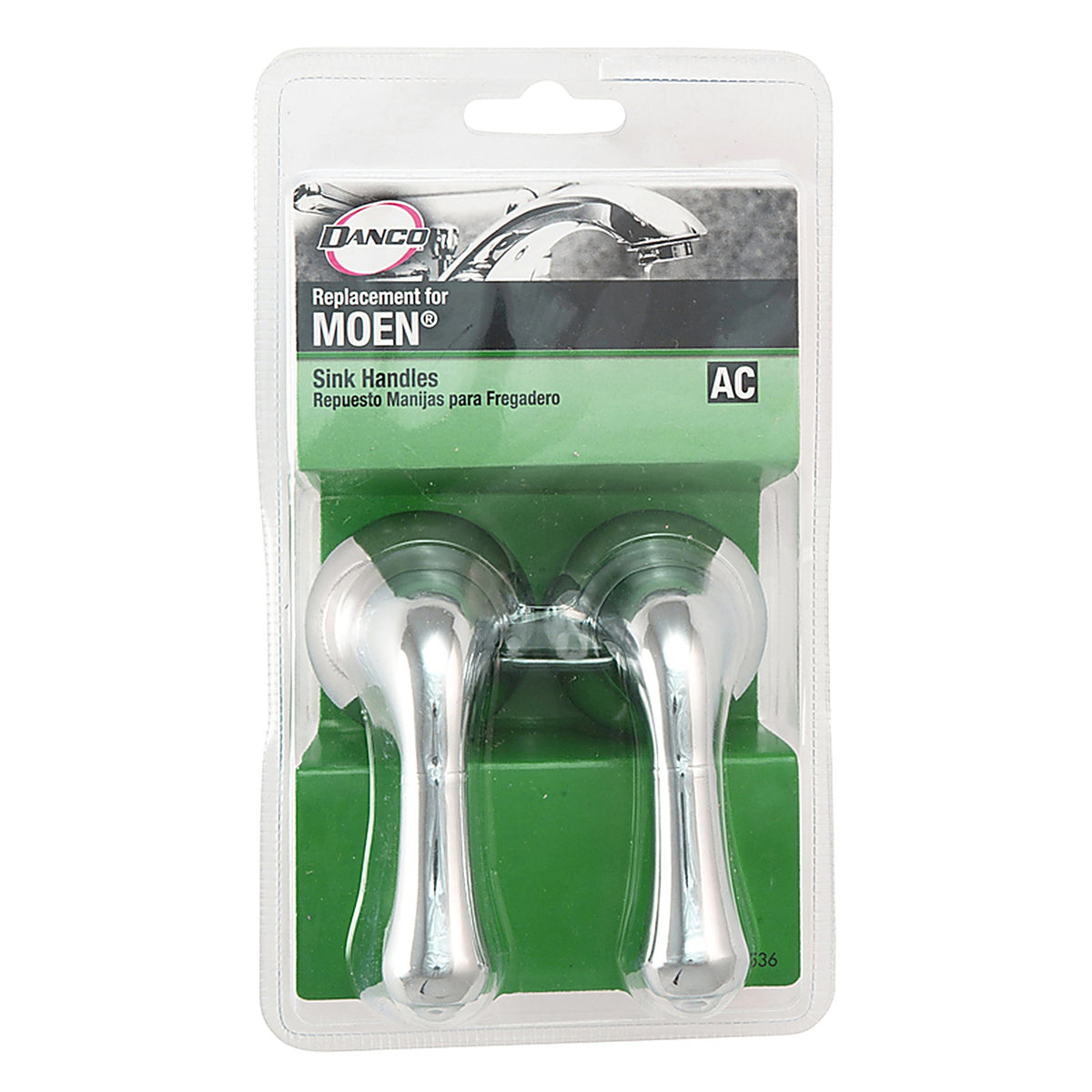 Danco - 9D00010536 - for Moen Chrome Bathroom, Tub and Shower Faucet Handles