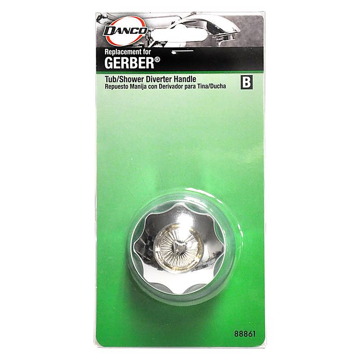 Danco 9D00088861 For Gerber Chrome Tub and Shower Diverter Handle