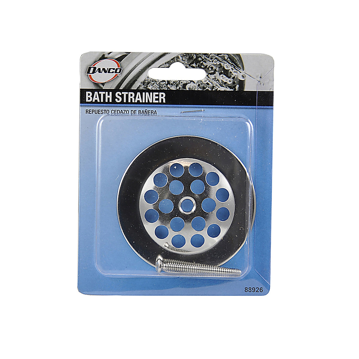 Danco - 9D00088926 - 2-7/8 In. Chrome Steel Shower Drain Strainer