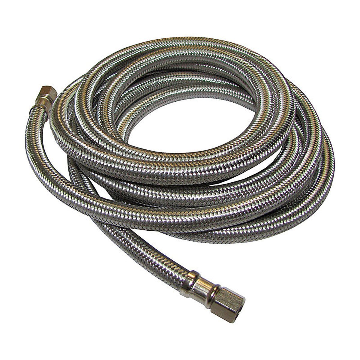 Plumb Pak - PP25529 - 1/4 In. Compression In. X 1/4 In. D Compression 120 In. Polymer Ice Maker Supply Line Kit
