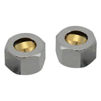 Plumb Pak PP81PC 3/8 in. Compression Brass Coupling Nut