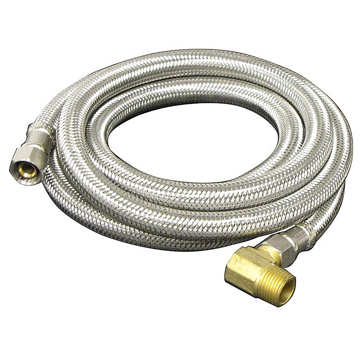 Plumb Pak PP23834 3/8 in. Compression x 3/8 in. Dia. MIP 72 in. Stainless Steel Dishwasher Supply Line
