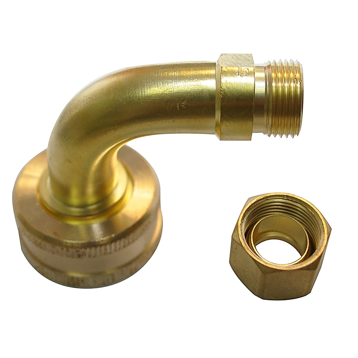 Plumb Pak PP84RB Brass 3/8 in. Dia. x 3/4 in. Dia. Dishwasher Elbow 1/Pack