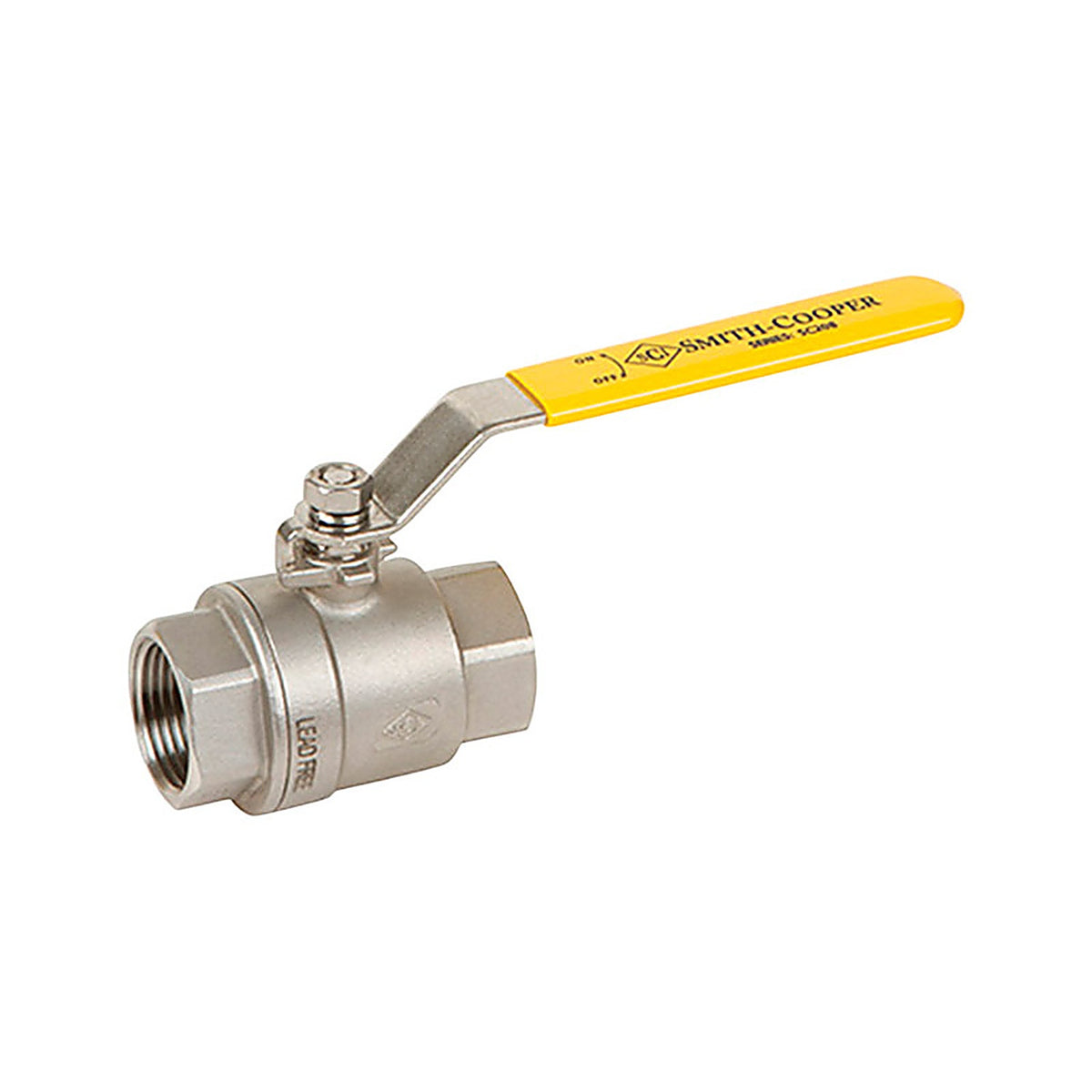 Smith-Cooper 4373001010 1/4 in. Stainless Steel FIP Ball Valve Full Port