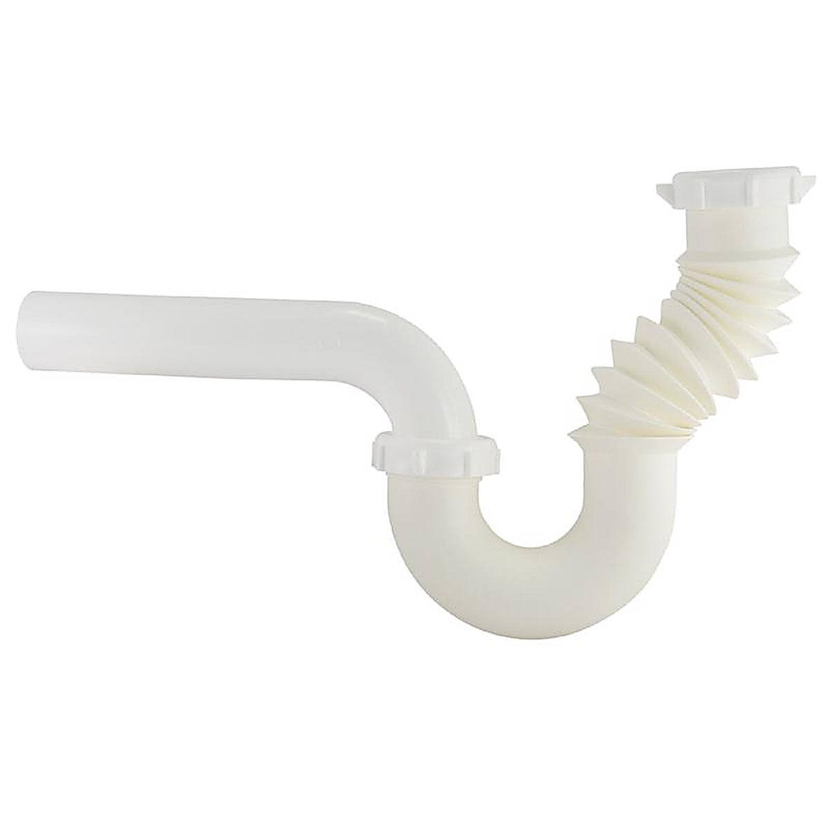 Plumb Pak PP21240 Flex N Fix 1-1/2 in. D X 12 in. L Plastic P-Trap