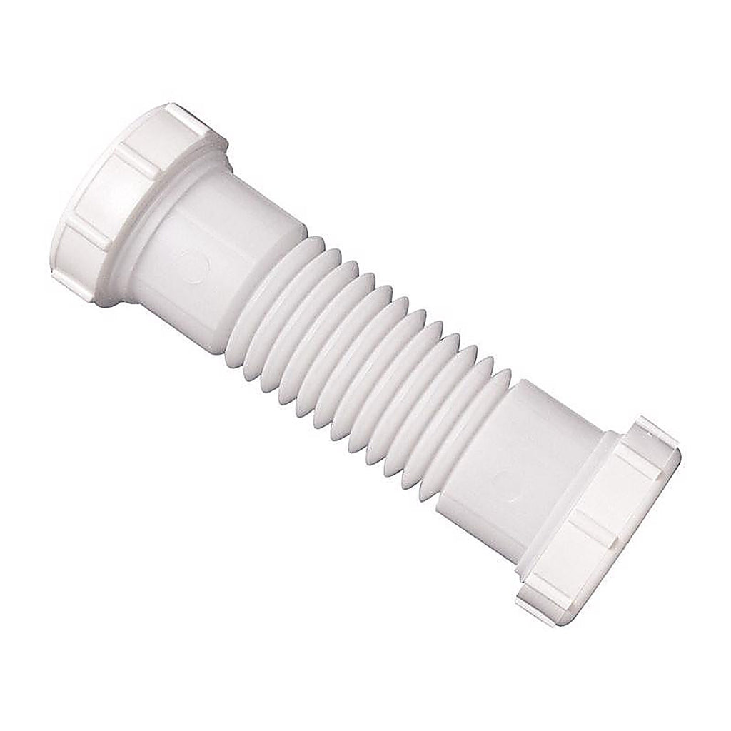 Plumb Pak PP812-15 Flex N Fix 1-1/2 in. D X 6 in. L Plastic Straight Extension Coupling