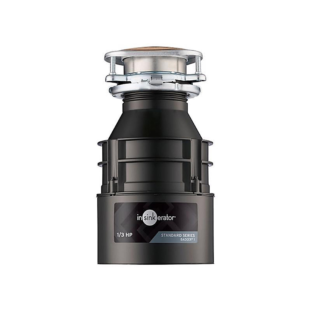 InSinkErator - BADGER1WCORD - Badger 1 Cord 1/3 HP Continuous Feed Garbage Disposal with Power Cord