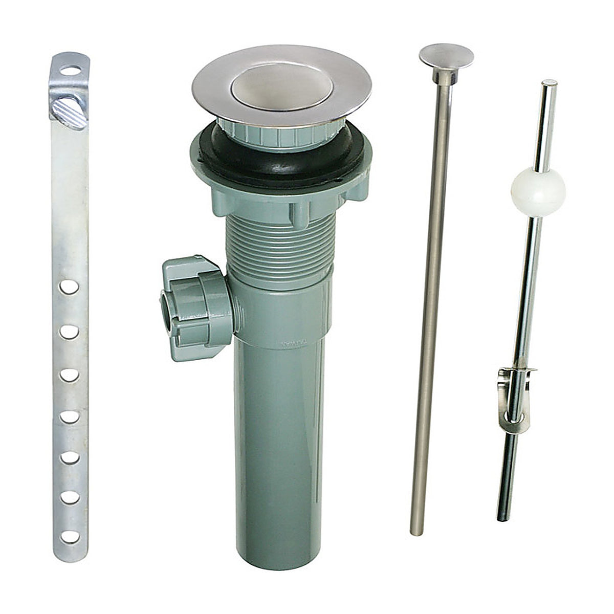 Plumb Pak - 2070DSBN - 1-1/4 In. D Brushed Nickel Plastic Pop-Up Lavatory Drain