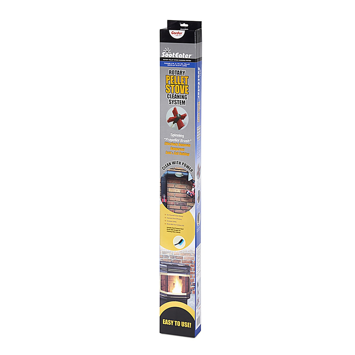 Gardus - RPS204B - Sooteater 108 In. Pellet Stove Cleaning System