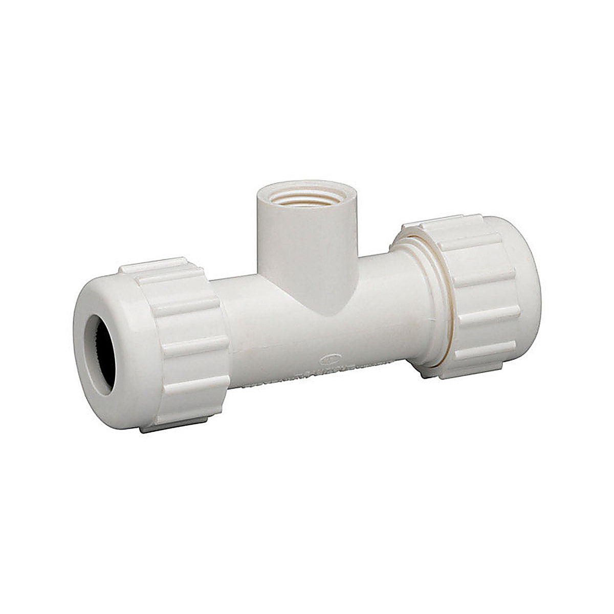 Homewerks 511-48-1-1-1B Schedule 40 1 in. Compression x 1 in. Dia. Compression PVC Tee